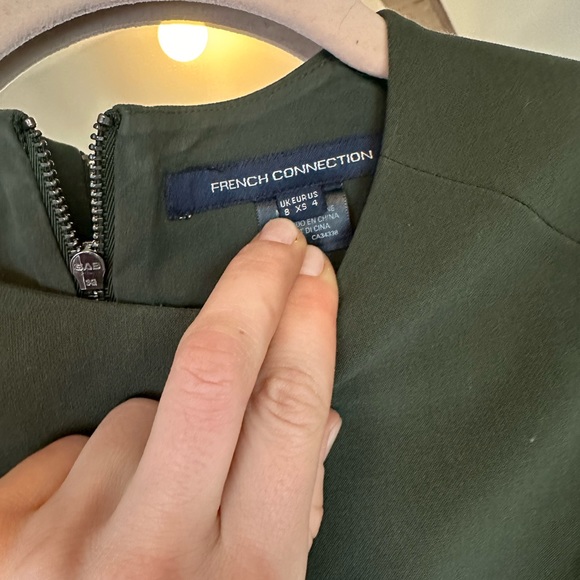 French Connection Green Dress - Picture 2 of 7